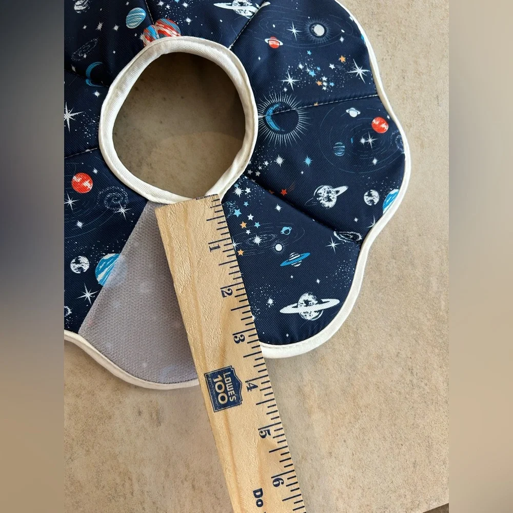 Space-Print Soft Recovery Collar for Cats - Navy